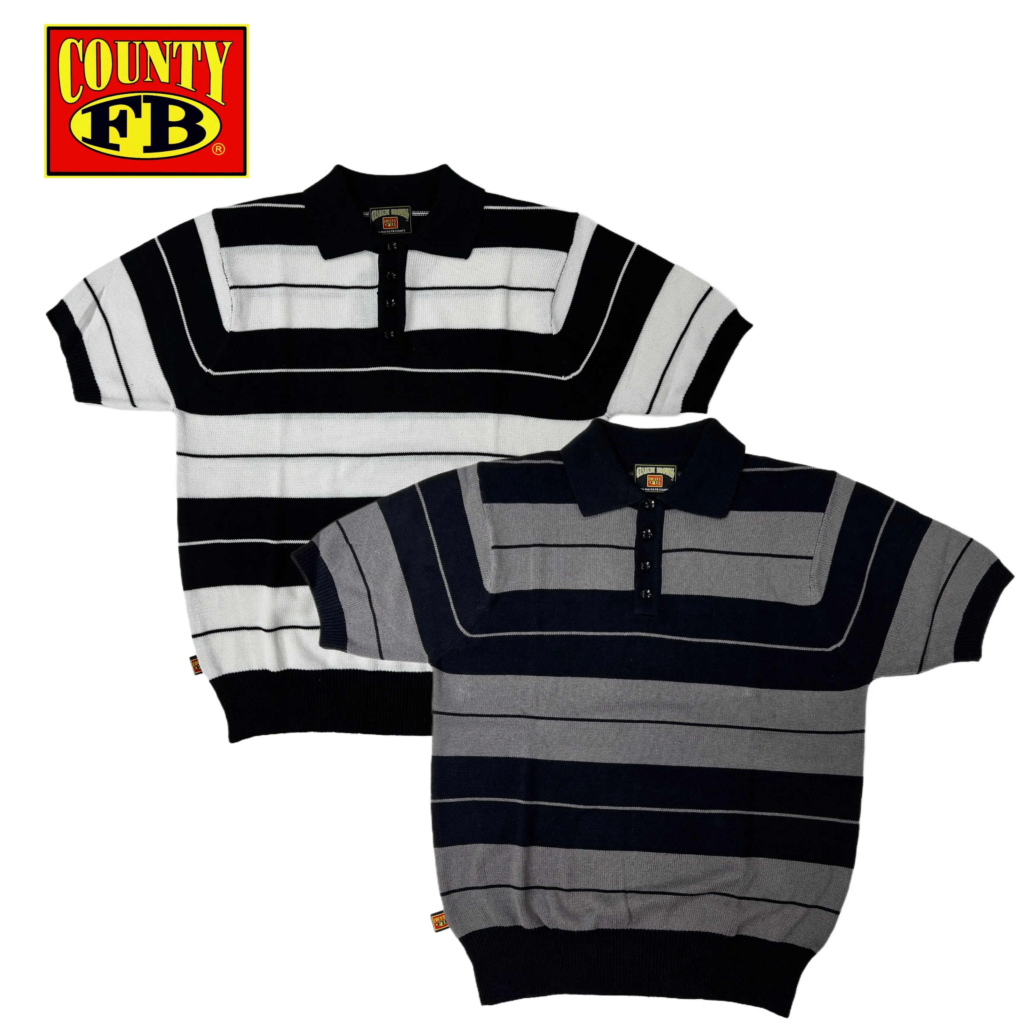 FB County Charlie Brown Shirt - Black/White & Black/Grey