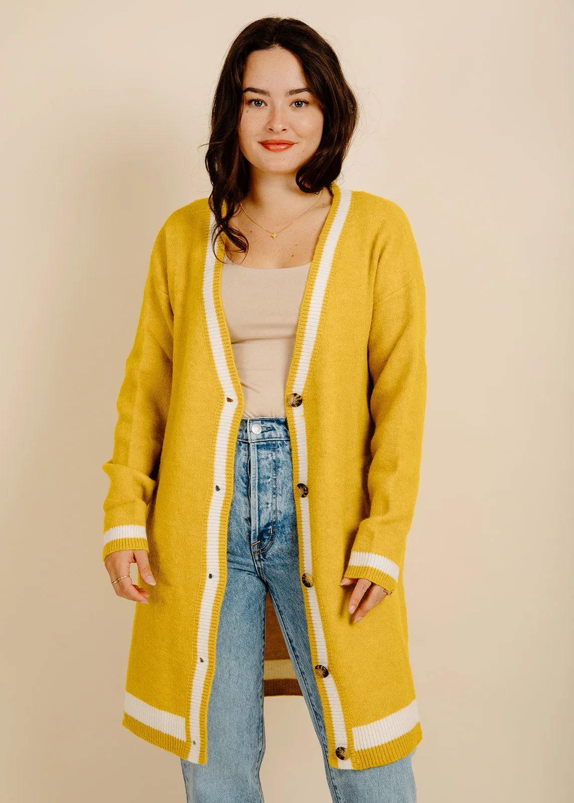 Feliz Vintage Cardigan - Yellow