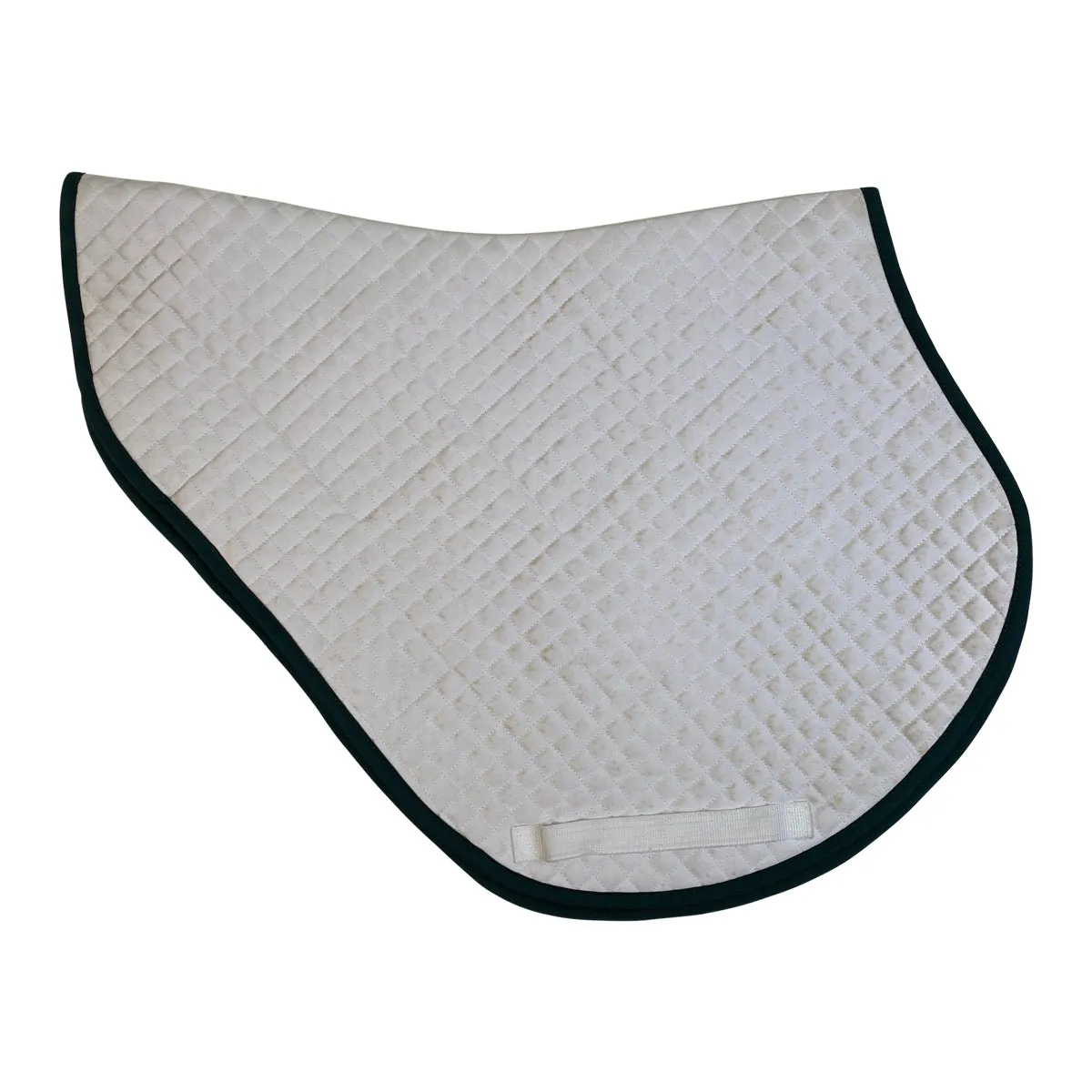 Fleeceworks Easy Care Bamboo Contour XC Pad in White w/Green - One Size