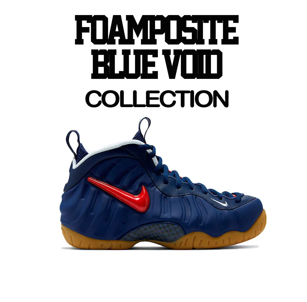 Foamposite Blue Void Shirt - No Cuts - Navy