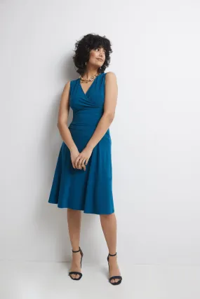 Form-Fitting Sleeveless Dress with Tummy Control