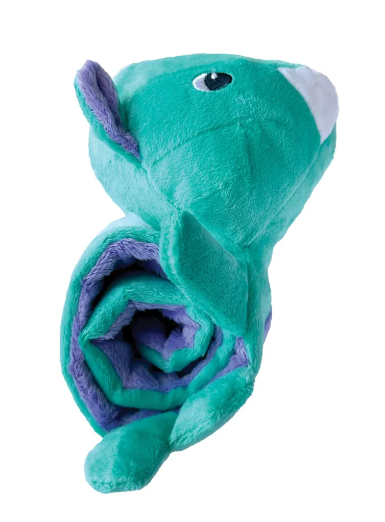 FouFouBrands Hide 'n Seek Roll Ups Dog Toy - Squirrel