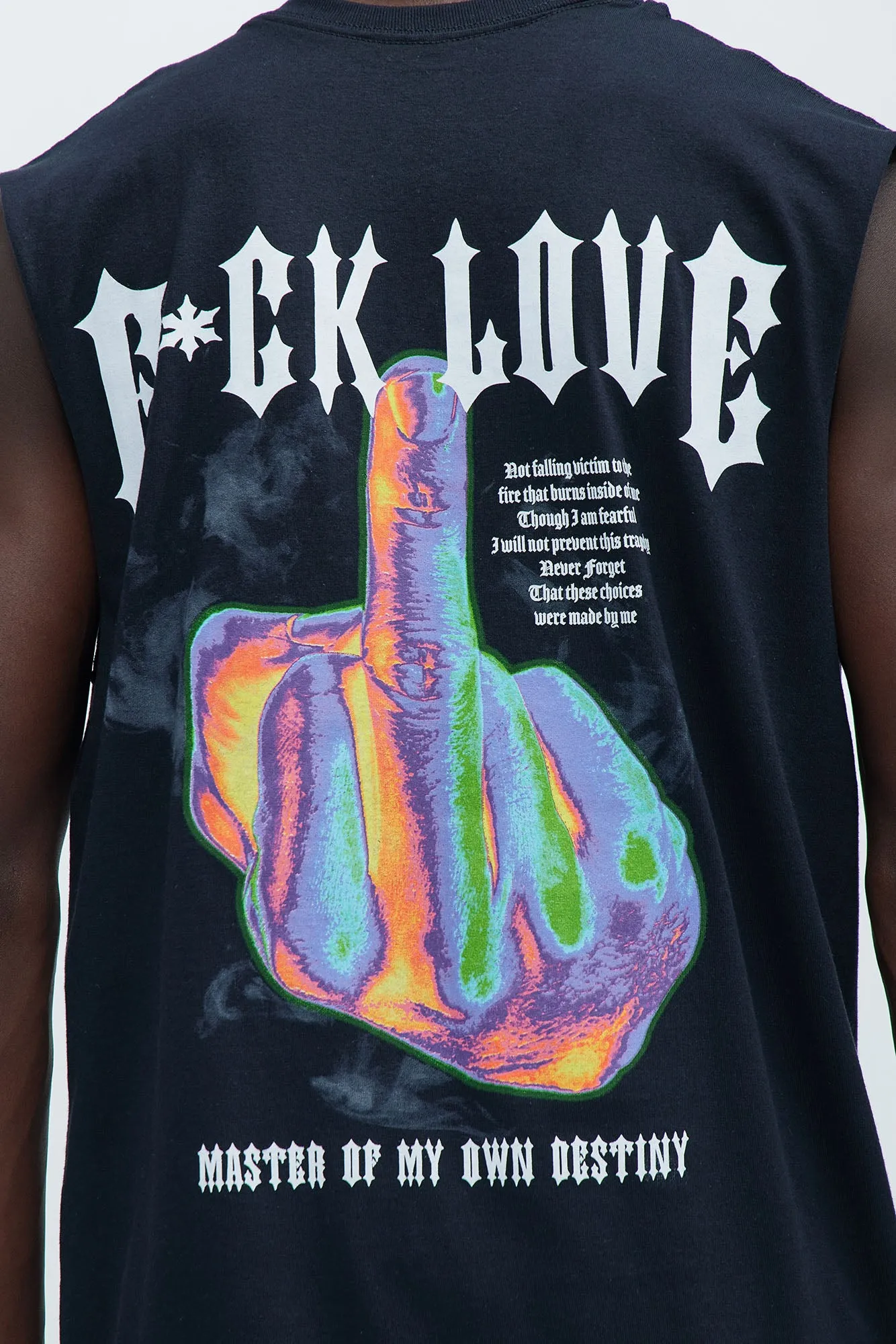 FXCK LOVESleeveless Tee - Black