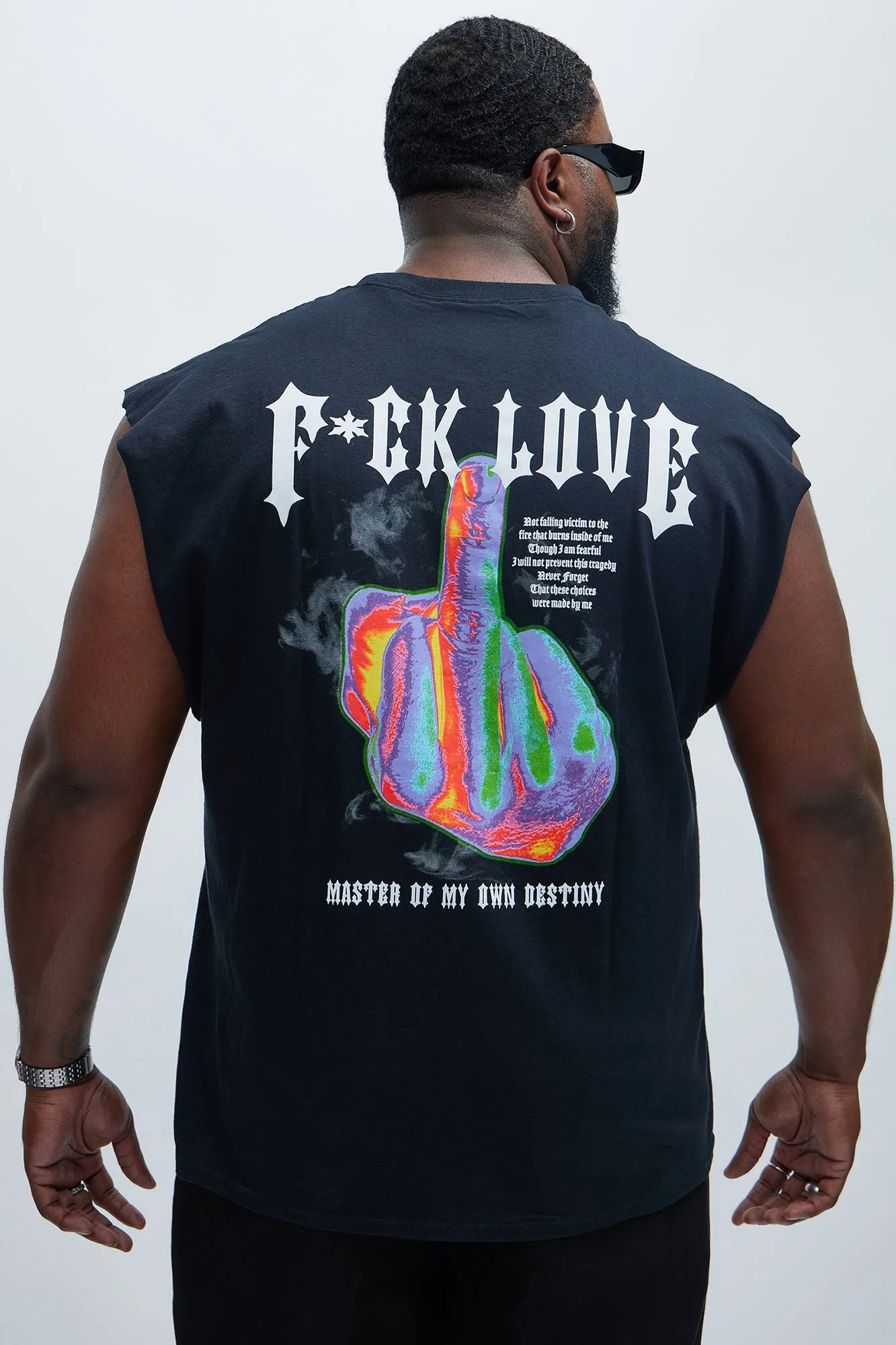 FXCK LOVESleeveless Tee - Black