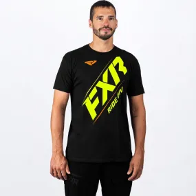 FXR Men's CX Premium Tee Black/Inferno