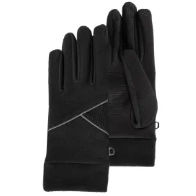 Gants Femme tactiles SPORT bi-matières Noir