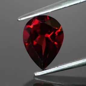 Garnet | natural, pear cut, 8x6 mm, VS 1.2 ct