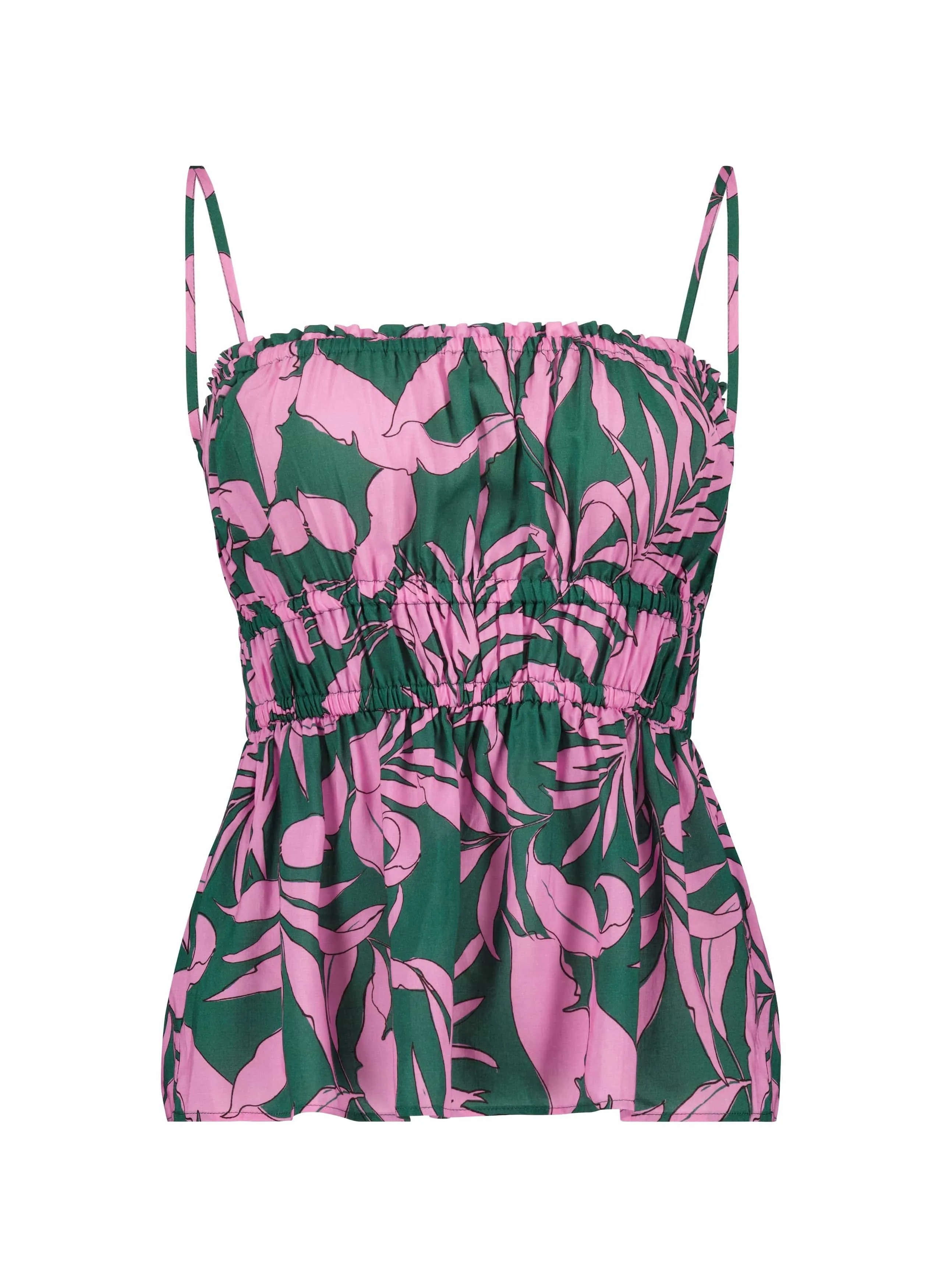 Gina LENZING ECOVERO Top | Pink Frond