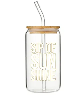 Glass Tumbler - Sip Of Sunshine