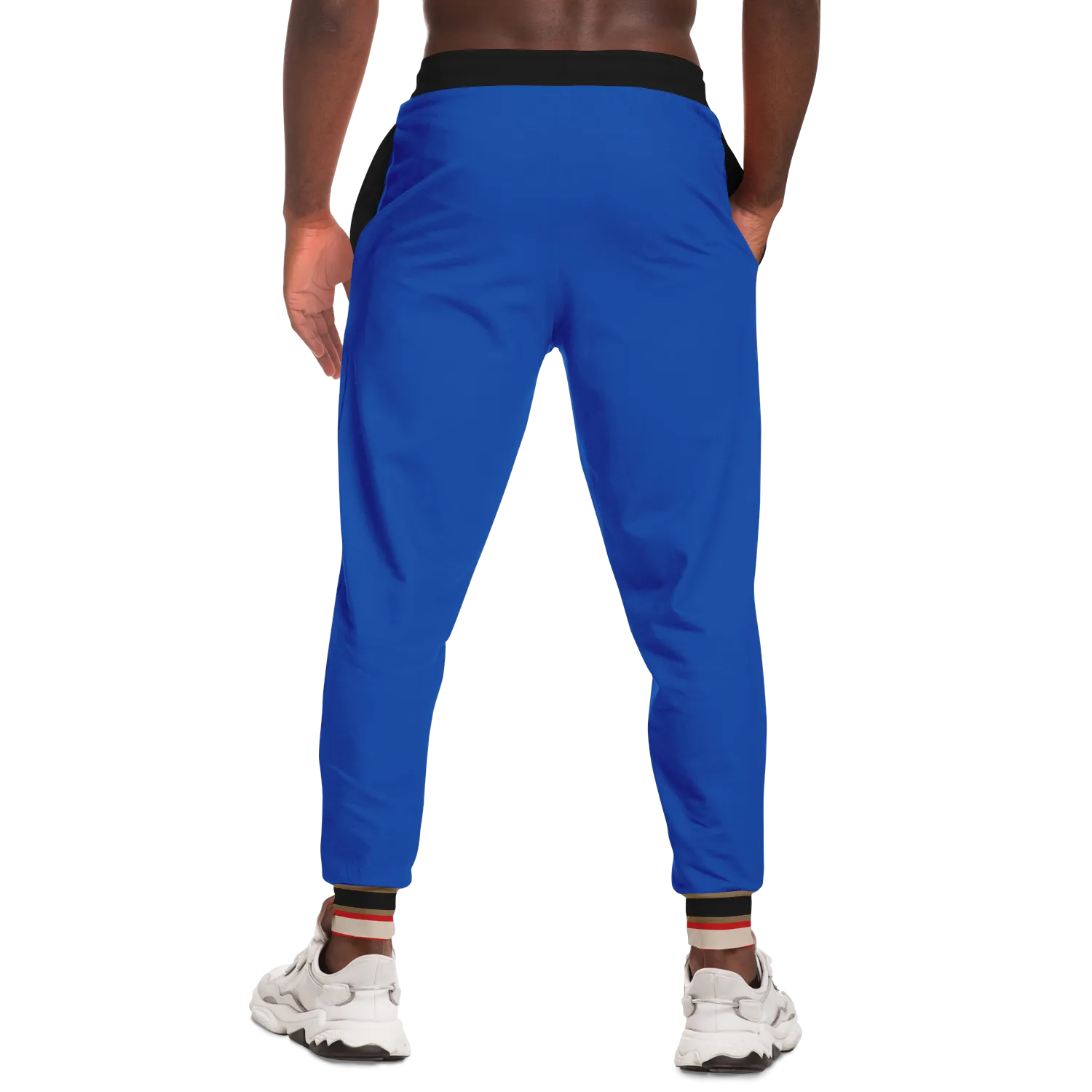 Gold Line Blue Unisex Fleece Joggers