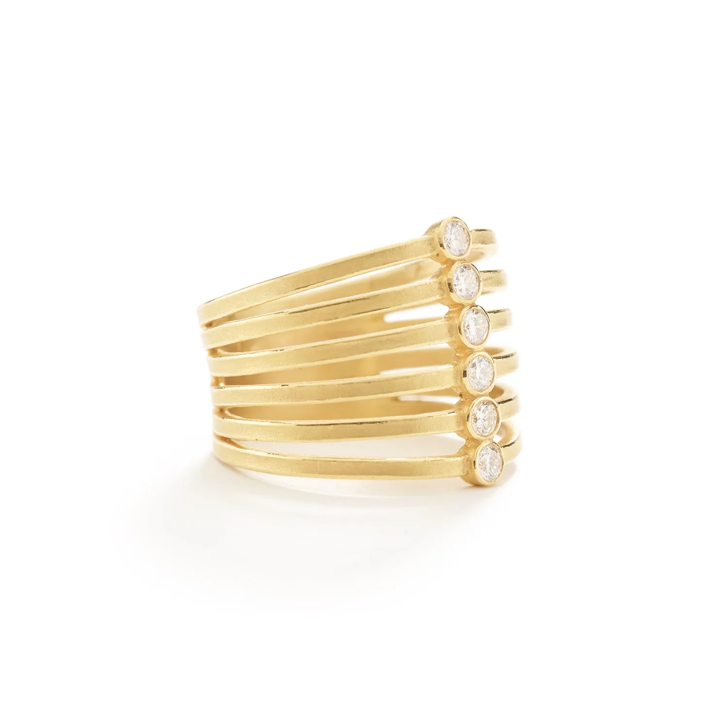 Gold Zipper Ring