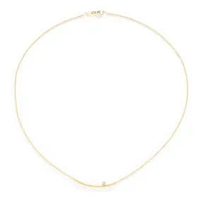 Golden Bar Pendant Necklace