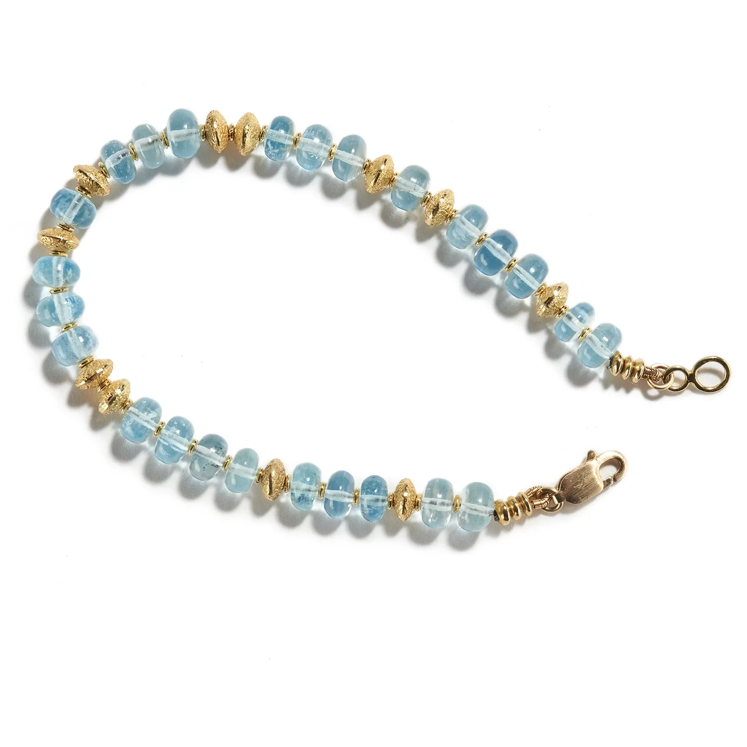 GRADUATED AQUA BRACELET