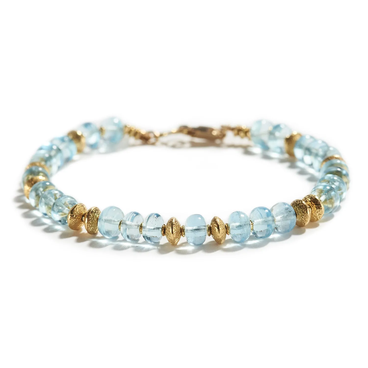 GRADUATED AQUA BRACELET