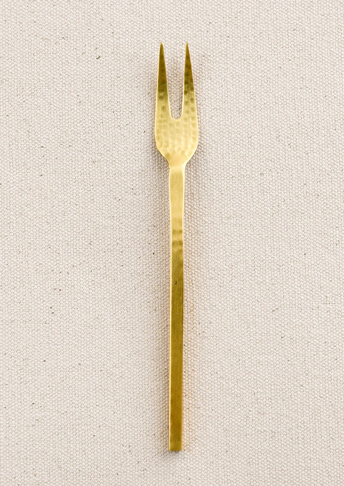 Hammered Gold Canapé Utensils