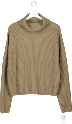 H&M Brown Chunky Roll Neck UK S