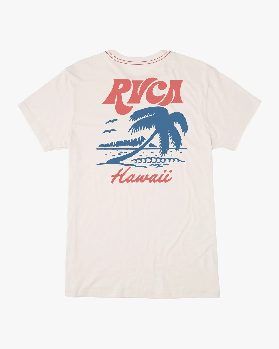 Hawaii RVCA Vacation Tee - Antique White