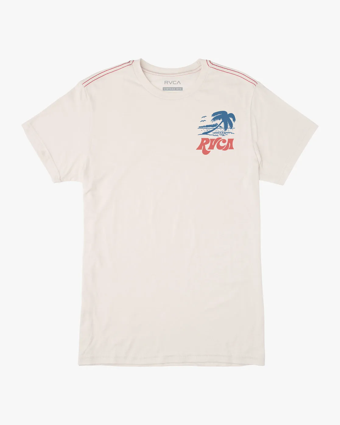 Hawaii RVCA Vacation Tee - Antique White