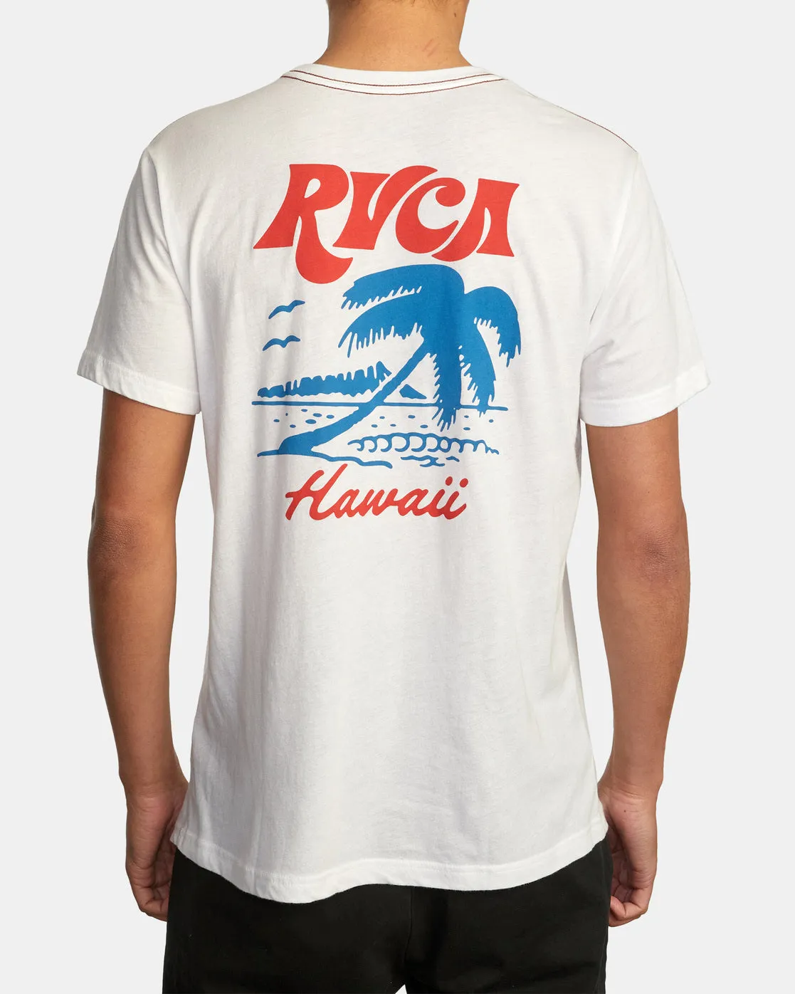 Hawaii RVCA Vacation Tee - Antique White