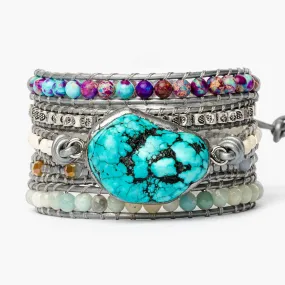 Healing Turquoise Protection Wrap Bracelet