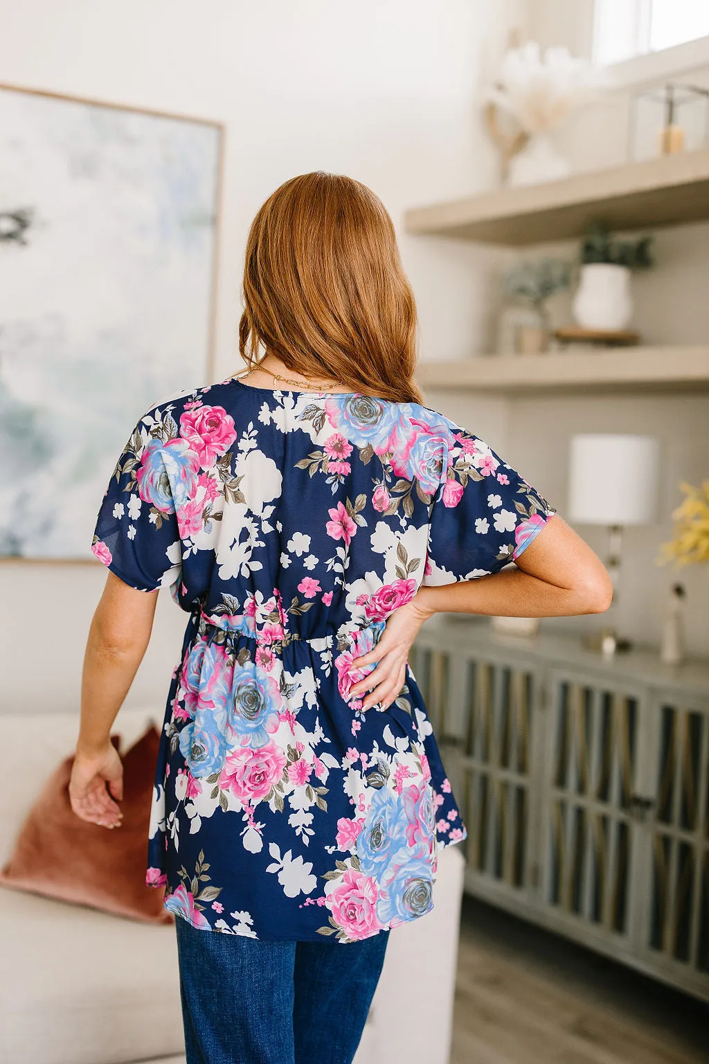 Hello Hummingbird Floral Top