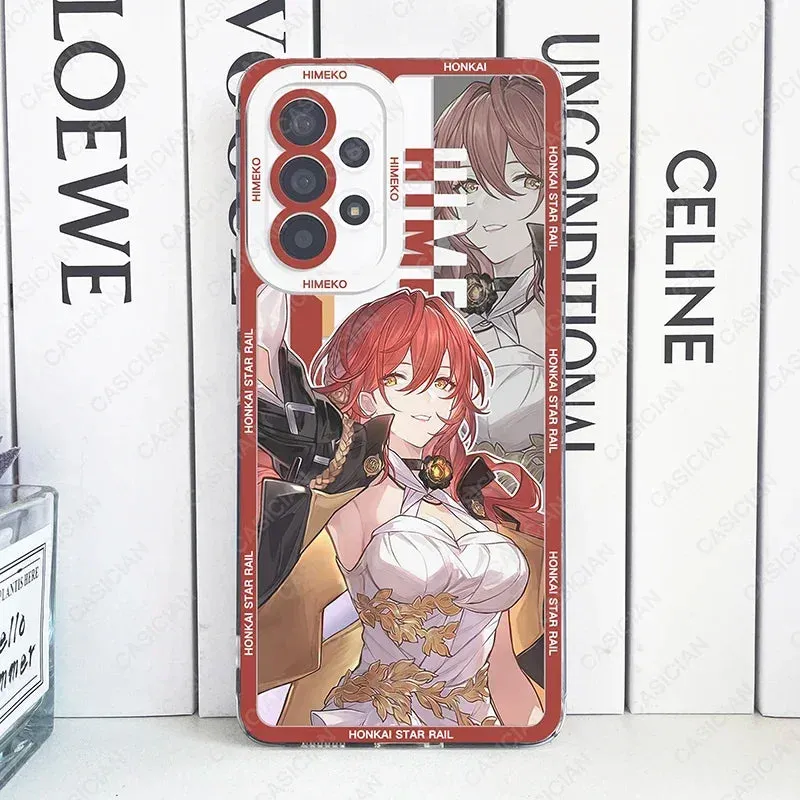 Honkai Star Rail Sampo Jing Yuan Kafka Phone Case For Samsung Galaxy S20 Plus S21 FE S22 S23 Ultra A53 A52 A54 S24 5G Soft Cover