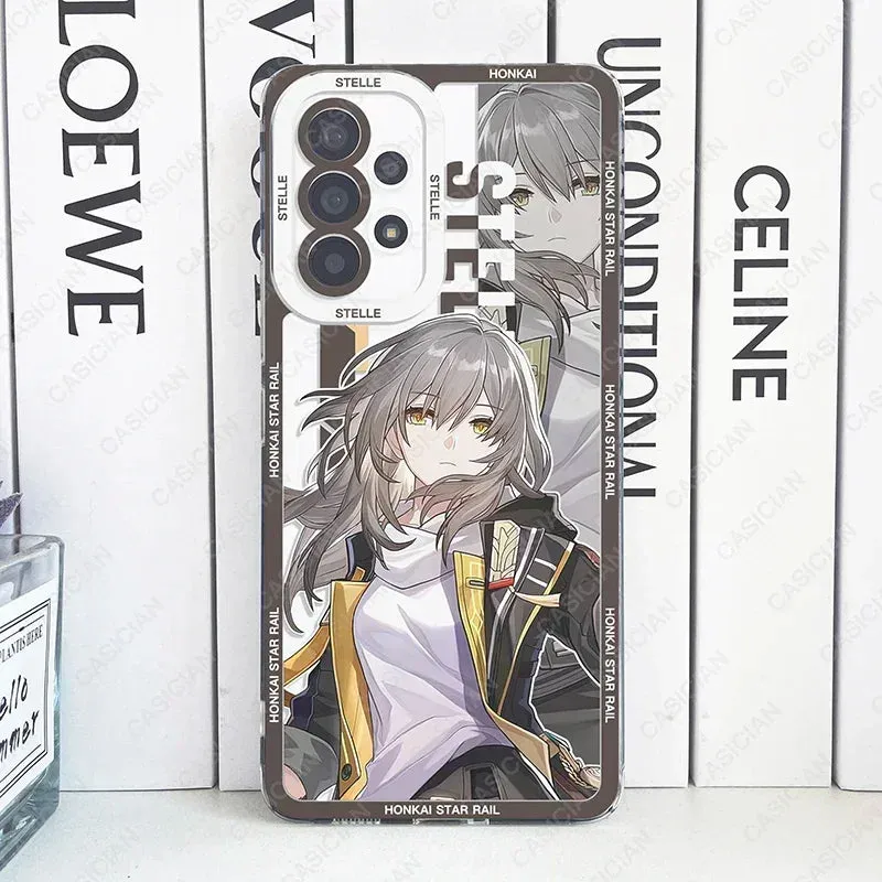 Honkai Star Rail Sampo Jing Yuan Kafka Phone Case For Samsung Galaxy S20 Plus S21 FE S22 S23 Ultra A53 A52 A54 S24 5G Soft Cover