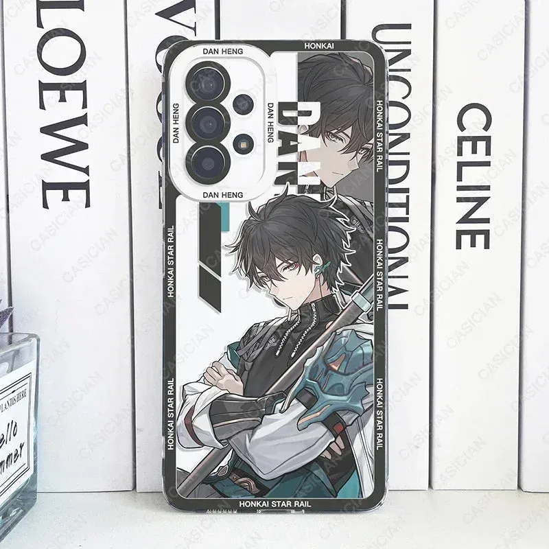 Honkai Star Rail Sampo Jing Yuan Kafka Phone Case For Samsung Galaxy S20 Plus S21 FE S22 S23 Ultra A53 A52 A54 S24 5G Soft Cover