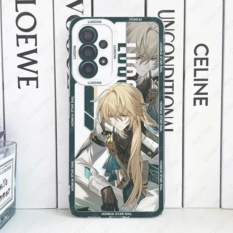 Honkai Star Rail Sampo Jing Yuan Kafka Phone Case For Samsung Galaxy S20 Plus S21 FE S22 S23 Ultra A53 A52 A54 S24 5G Soft Cover