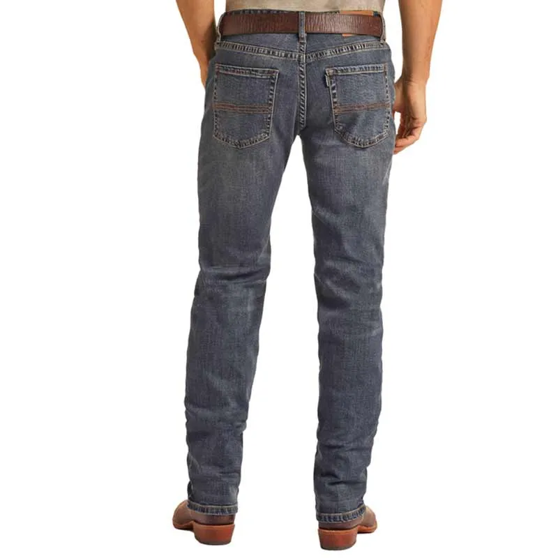 Hooey Men's Revolver Vintage Slim Straight Leg Jeans