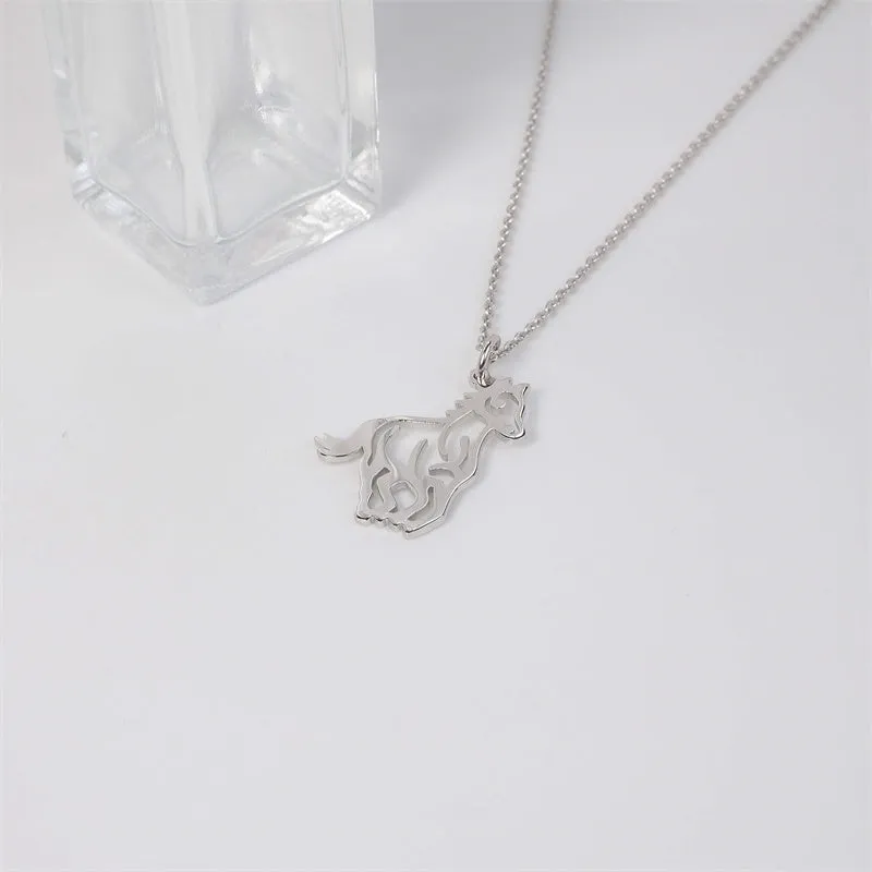 Horse Necklace Sterling Silver For Women Girls Horse Jewelry