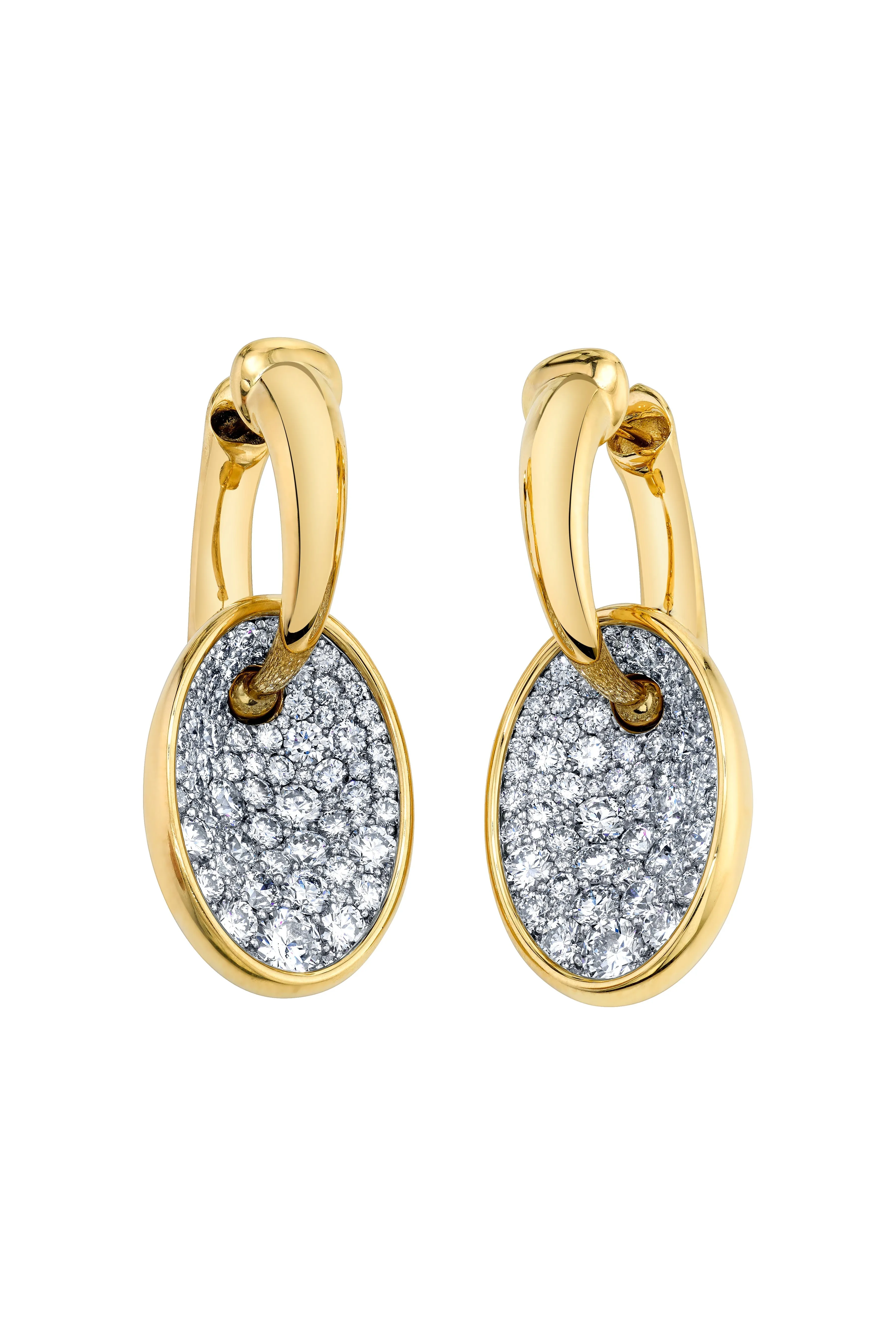 Hyper Sine Diamond Earrings