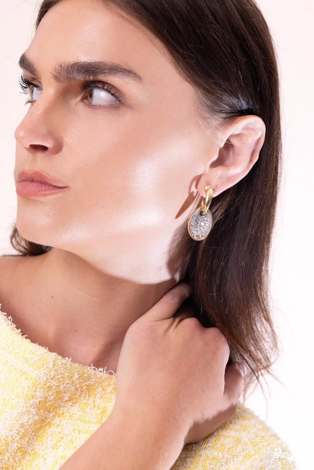 Hyper Sine Diamond Earrings