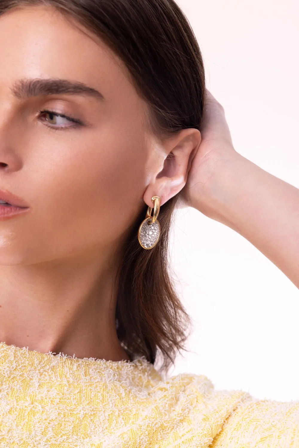 Hyper Sine Diamond Earrings