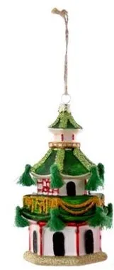  Imperial Garden Pagoda  Ornament (Multiple Colors)