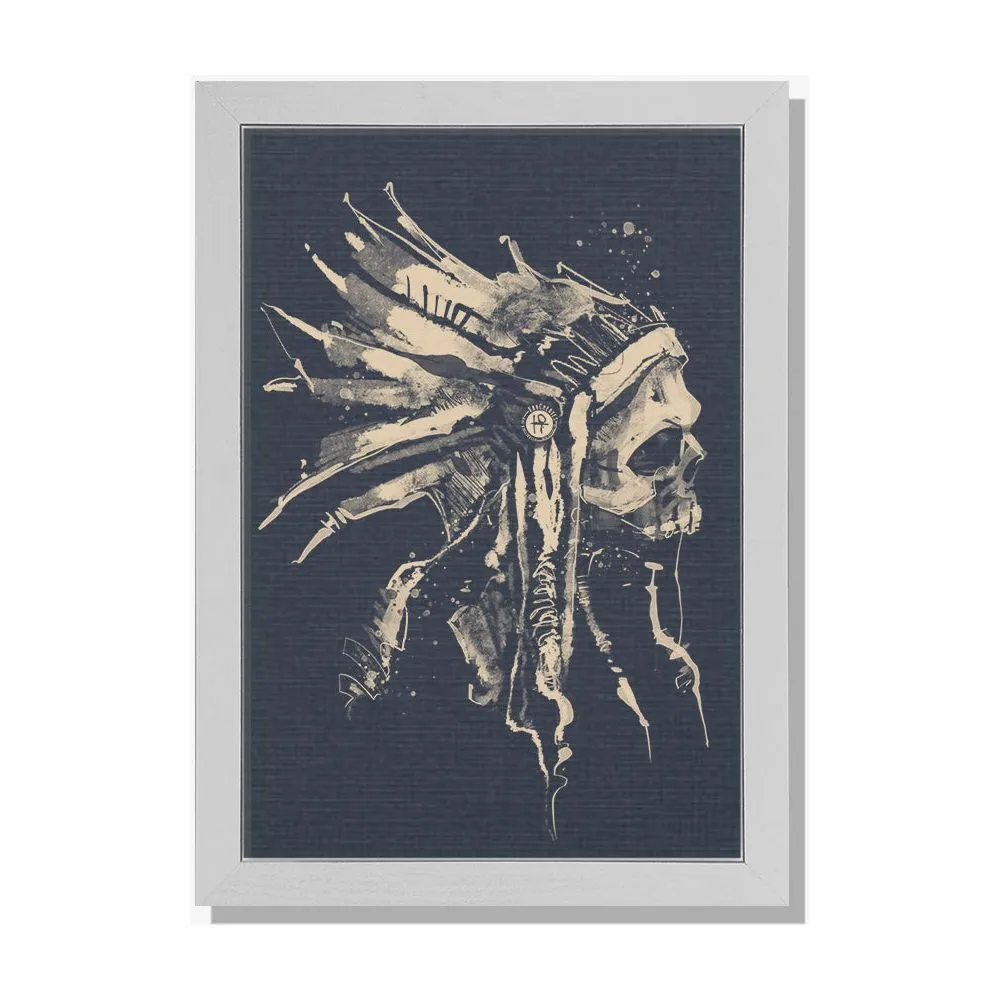 Indian Chief Framed Art Print