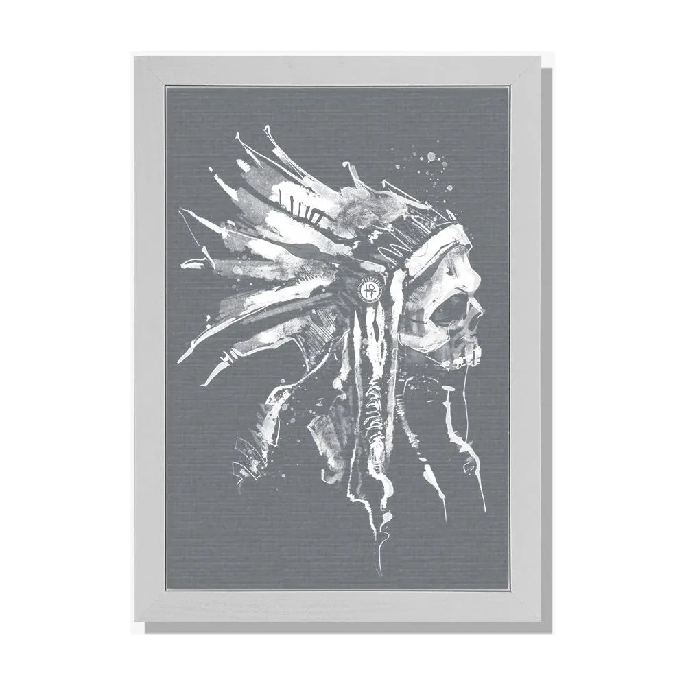 Indian Chief Framed Art Print