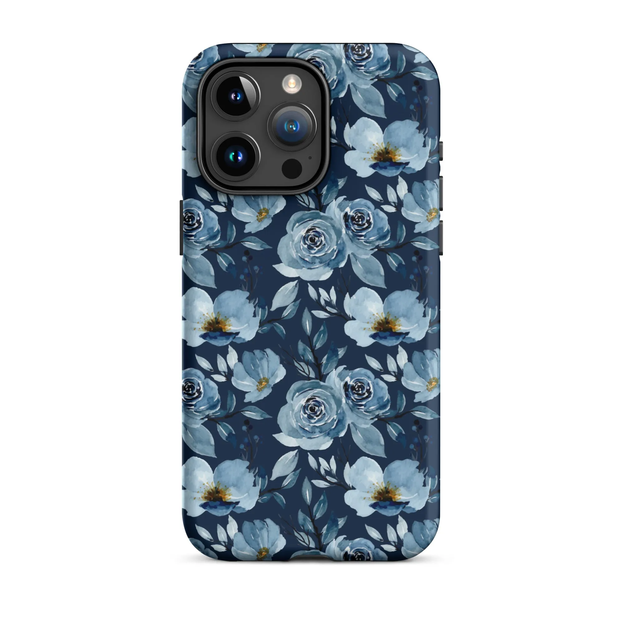 Indigo Rose Harmony Premium iPhone Case