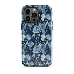 Indigo Rose Harmony Premium iPhone Case