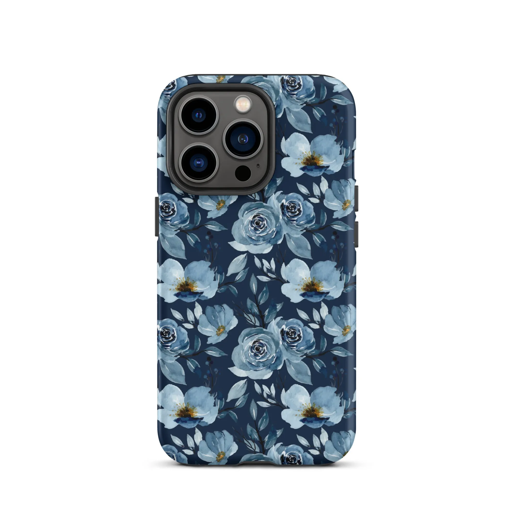 Indigo Rose Harmony Premium iPhone Case