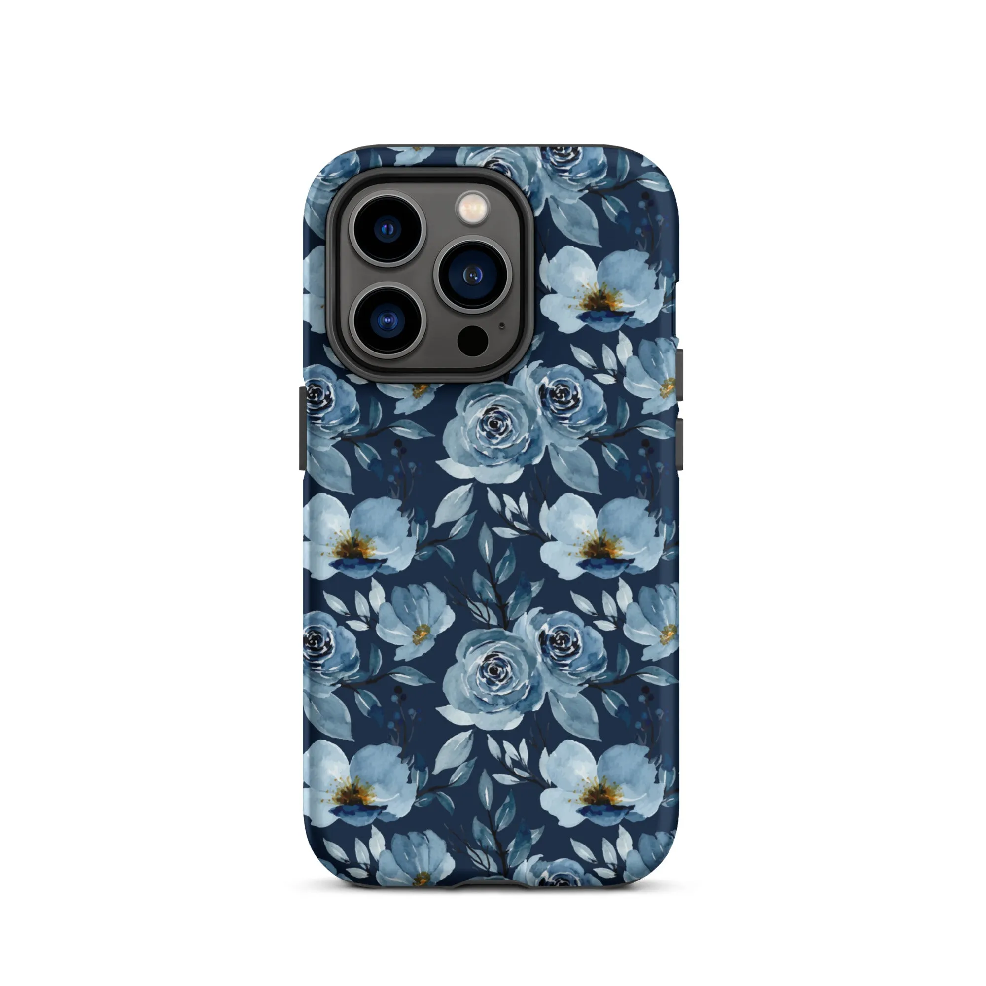 Indigo Rose Harmony Premium iPhone Case