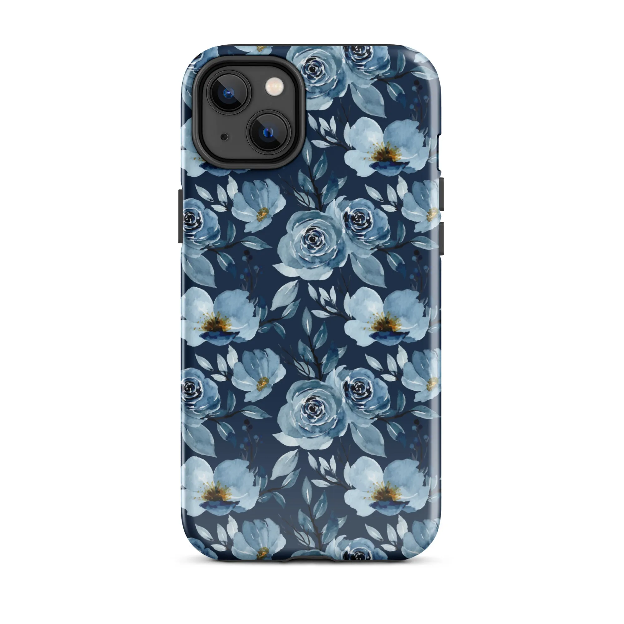 Indigo Rose Harmony Premium iPhone Case