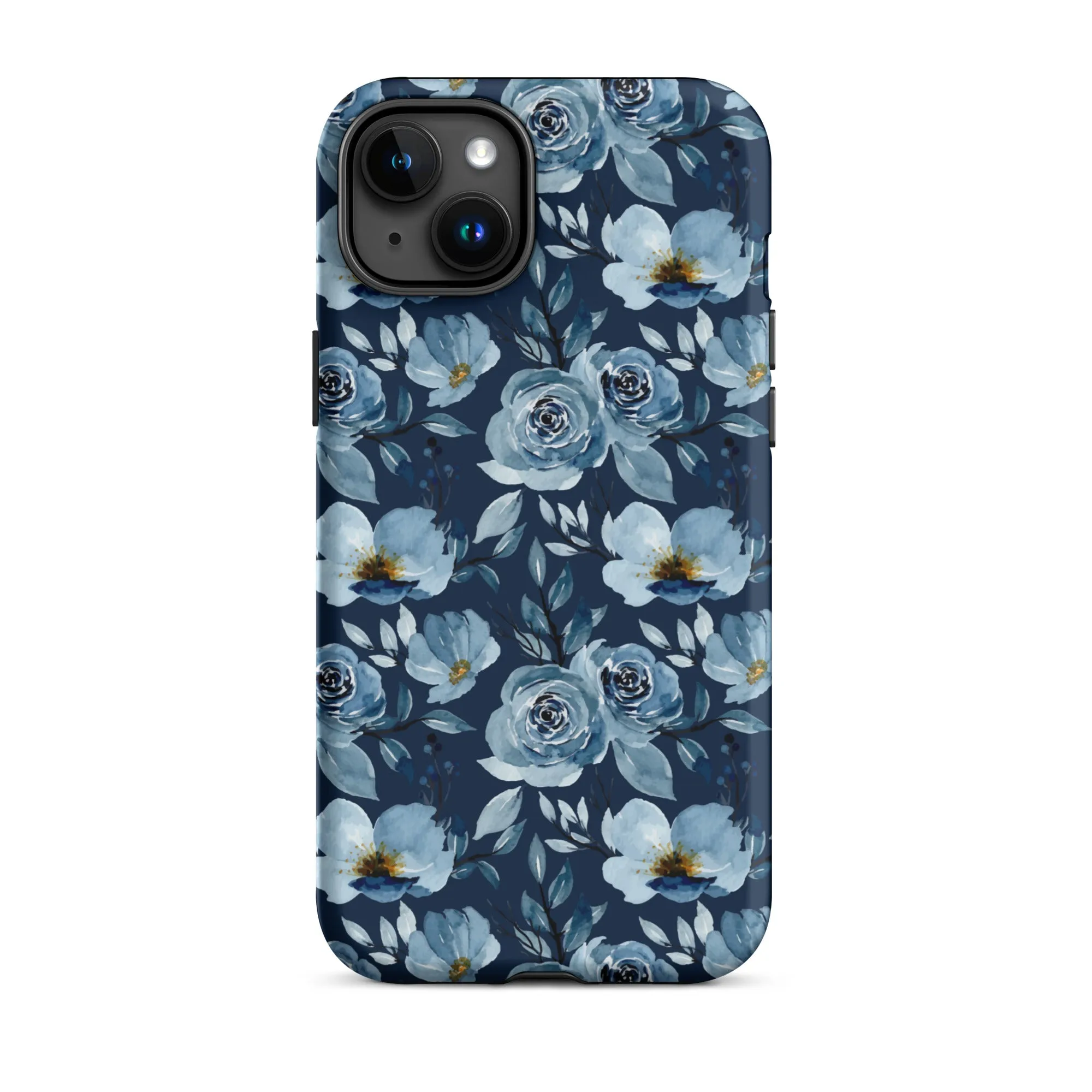 Indigo Rose Harmony Premium iPhone Case