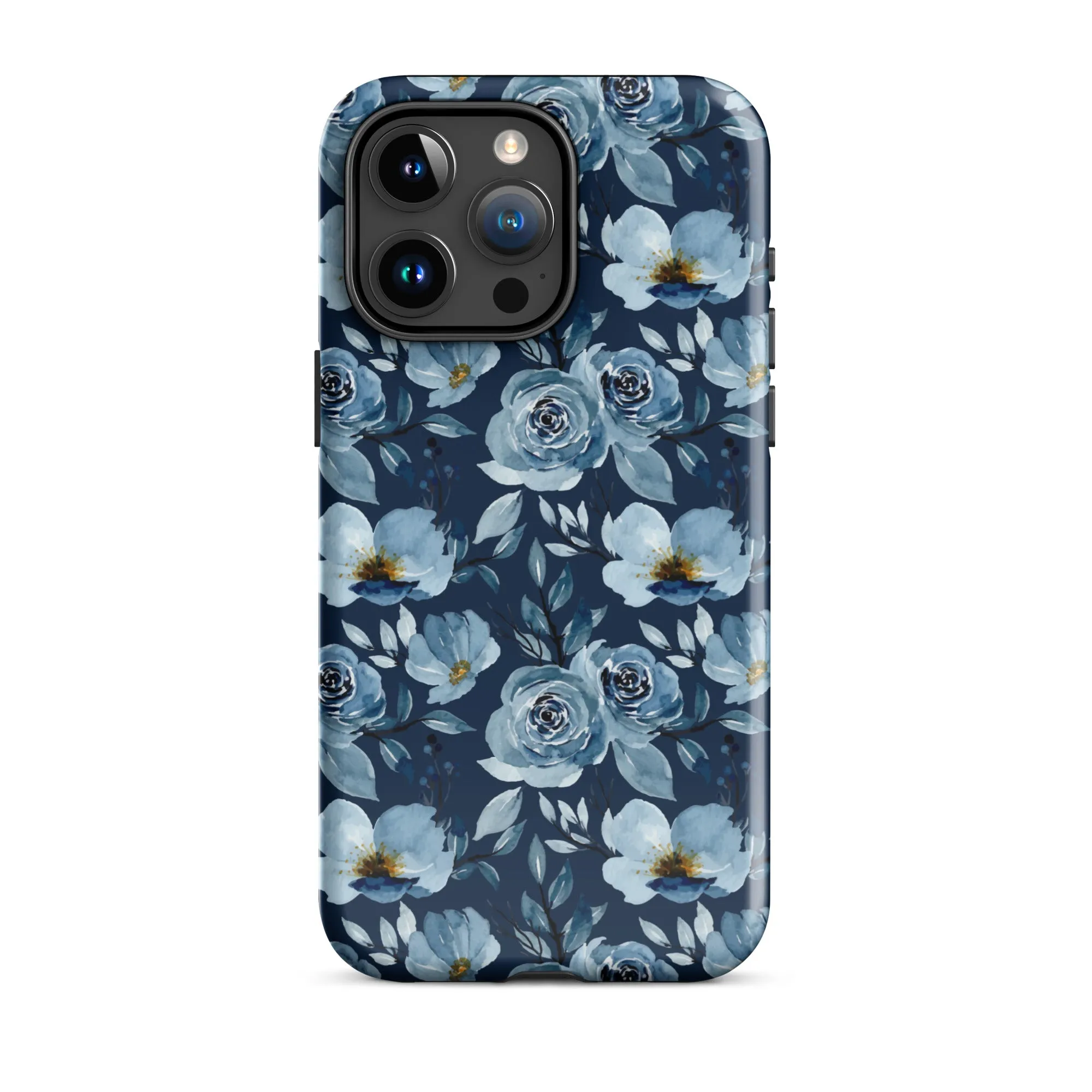 Indigo Rose Harmony Premium iPhone Case