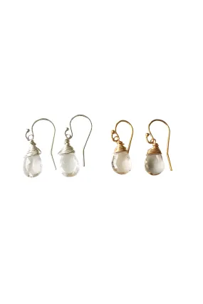 Jill Short Drop Earrings in Imperial Topaz