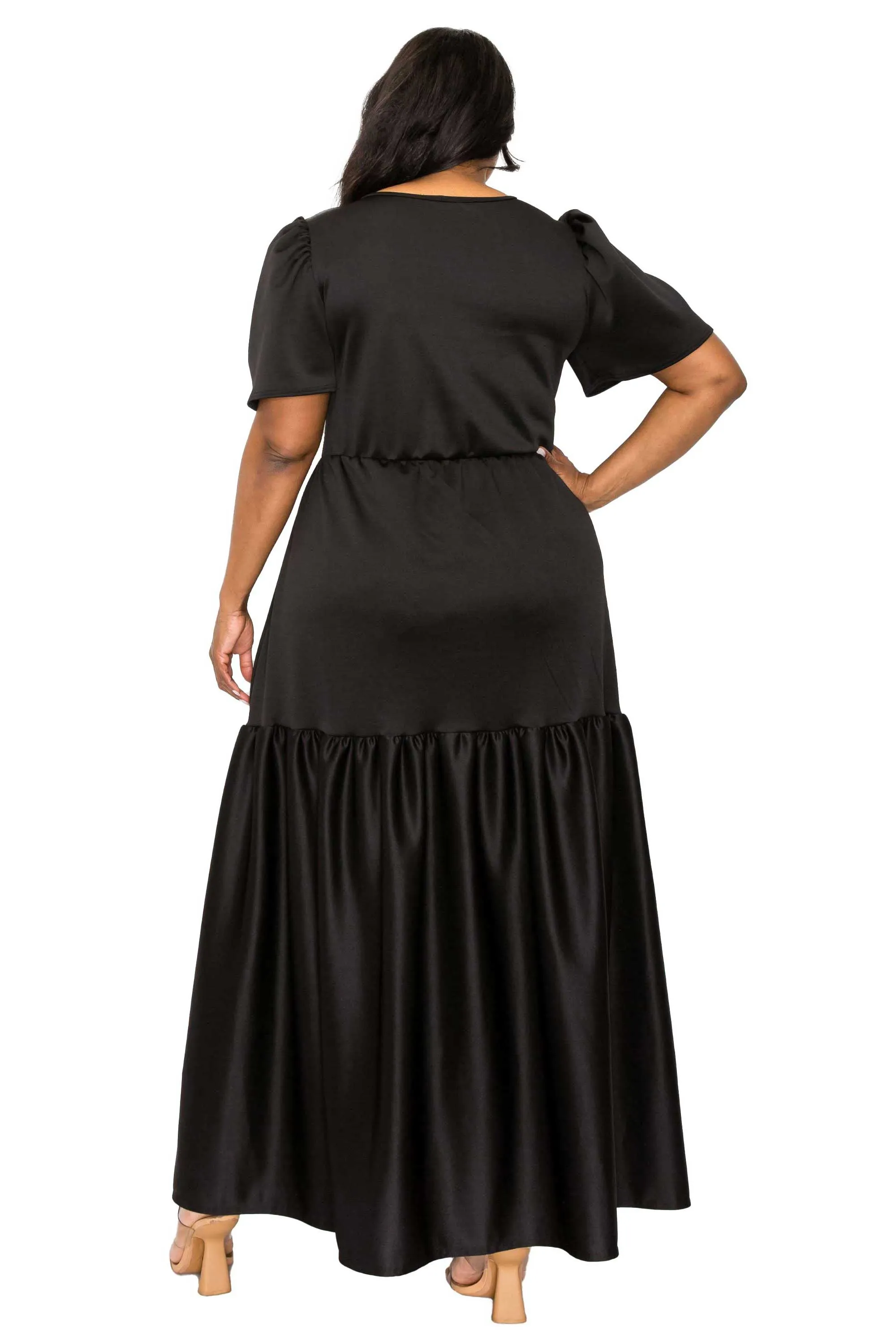 Joli Surplice Neck Dress