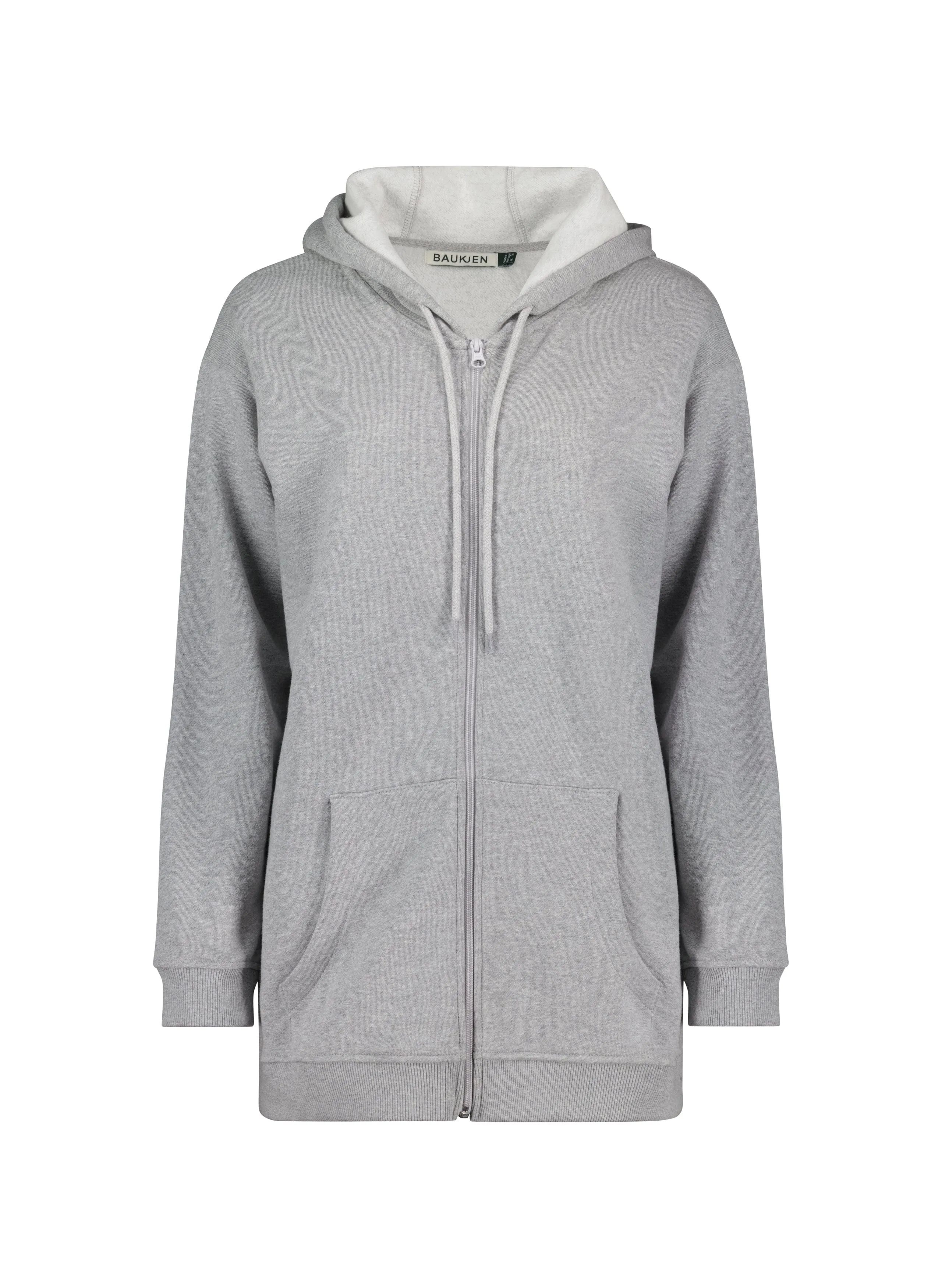 Kelly Organic Cotton Hoodie | Grey Marl