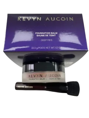 Kevyn Aucoin Foundation Balm with Brush BNIB Deep Fb15 22g