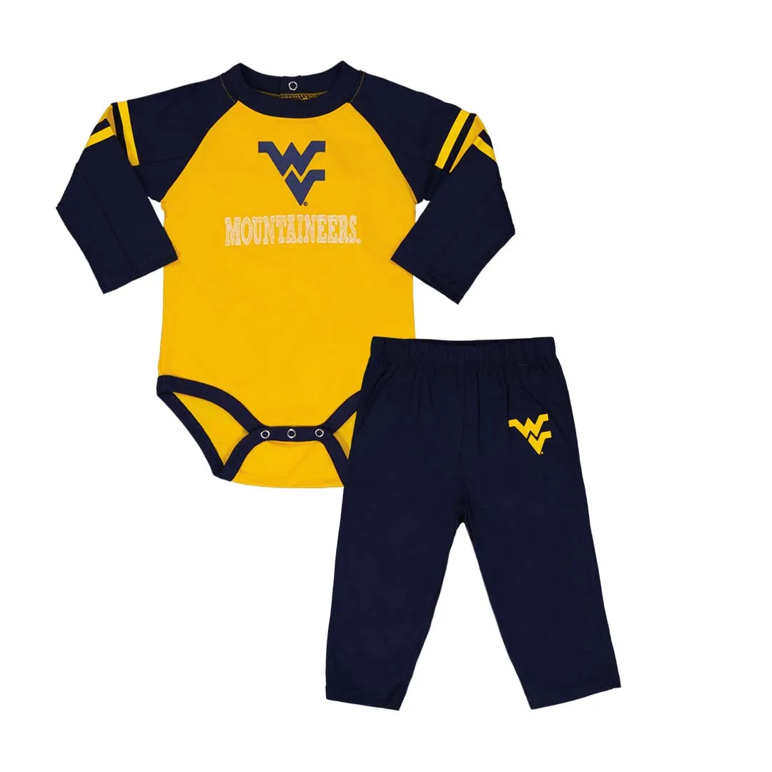 Kids' (Infant) West Virginia Mountaineers Future Starter Set (KA4132O 75)