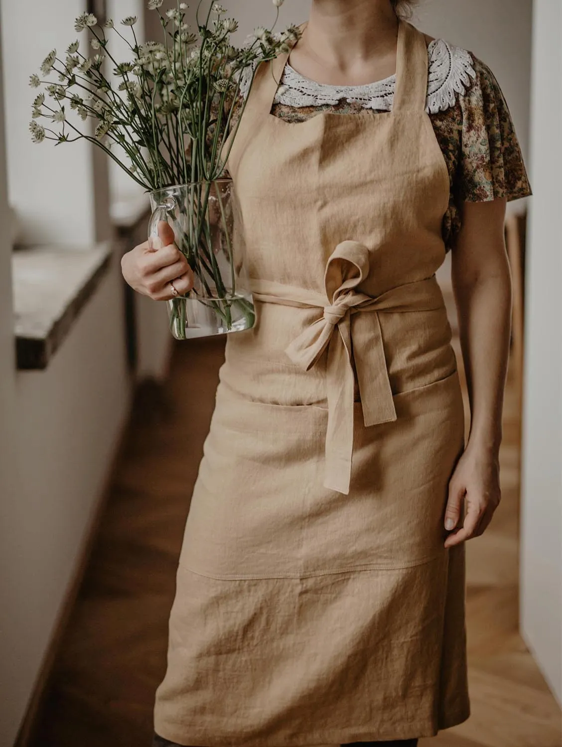 Linen Bib Apron | Multiple Colours